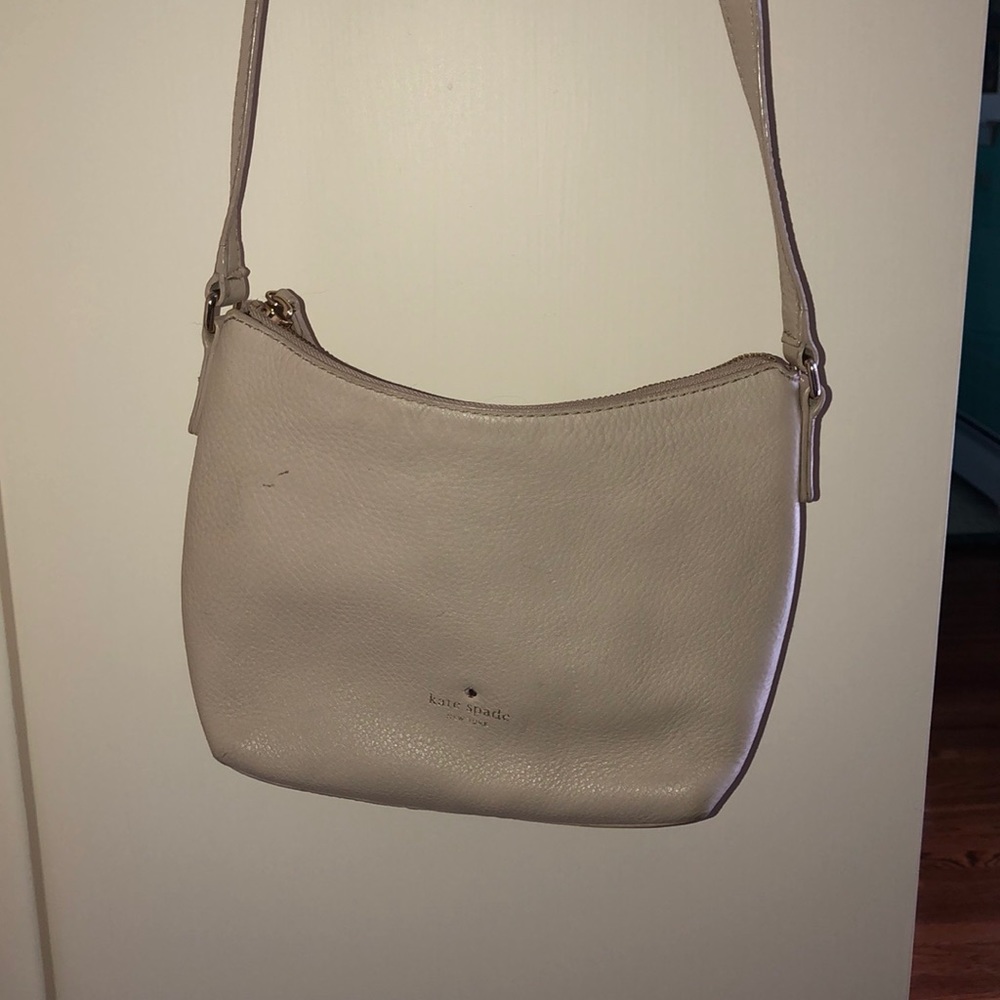 Kate spade small pebbled leather crossbody bag.